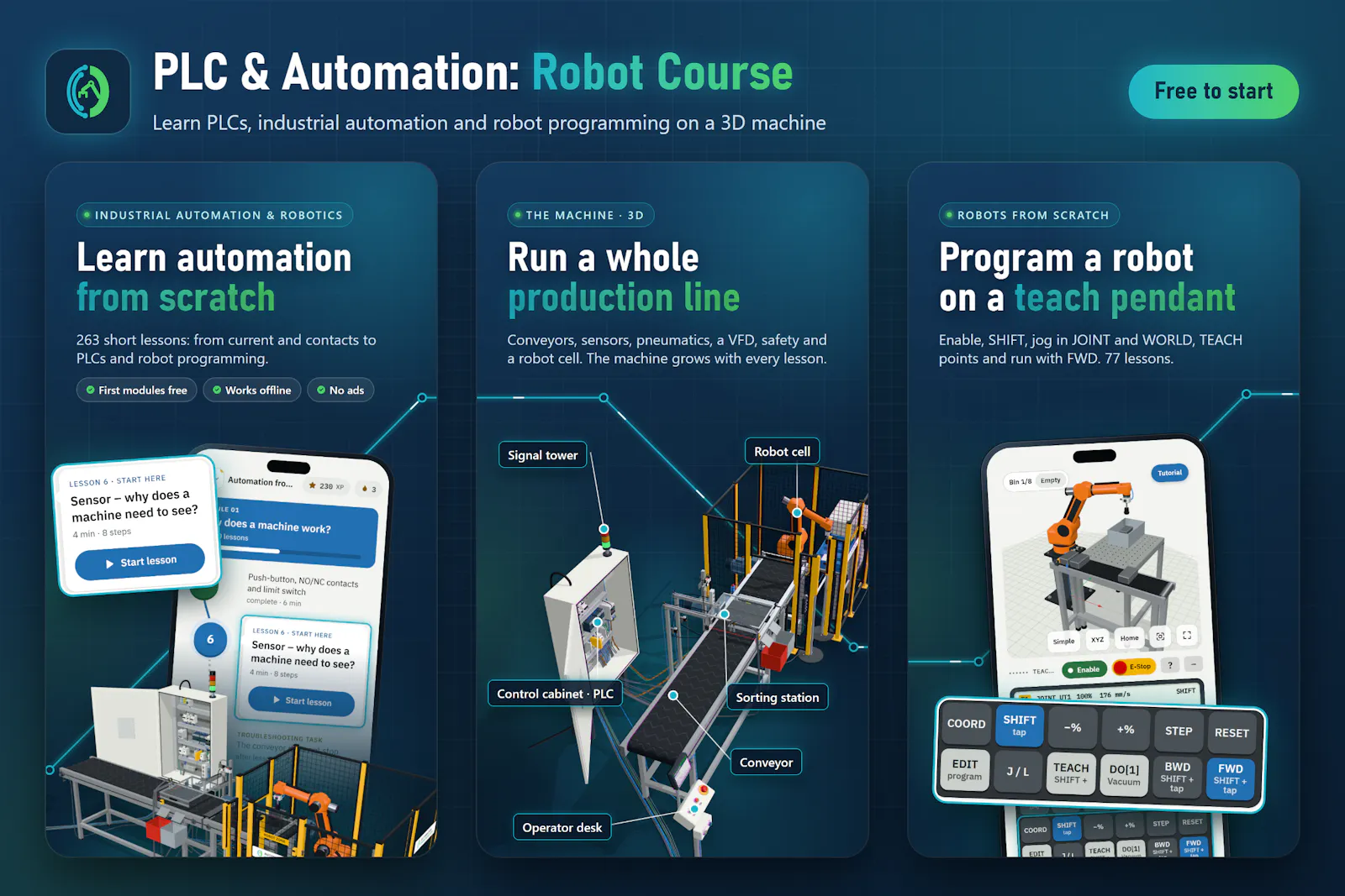 PLC & Automation: Robot Course screenshot 6