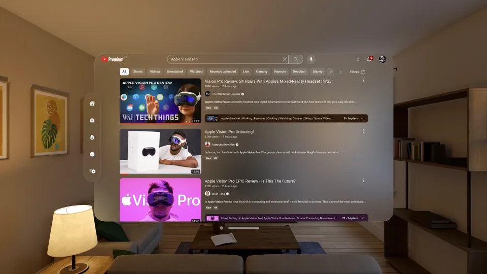 จูโน่ - ไคลเอนต์ YouTube สำหรับ Apple Vision Pro media 2
