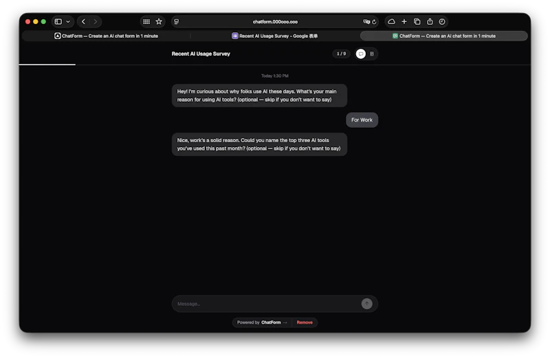 ChatForm screenshot 3