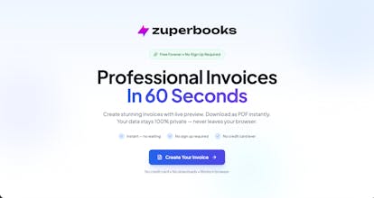 ZuperBooks Invoice gallery image