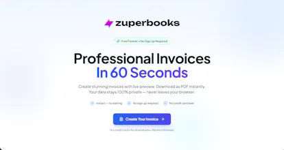 ZuperBooks Invoice gallery image