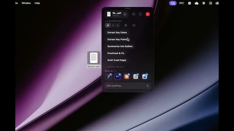 Dragaway — Drag anything. Do anything. screenshot 1 (video preview)