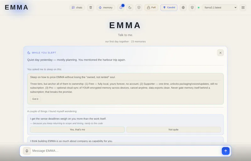 EMMA screenshot 4