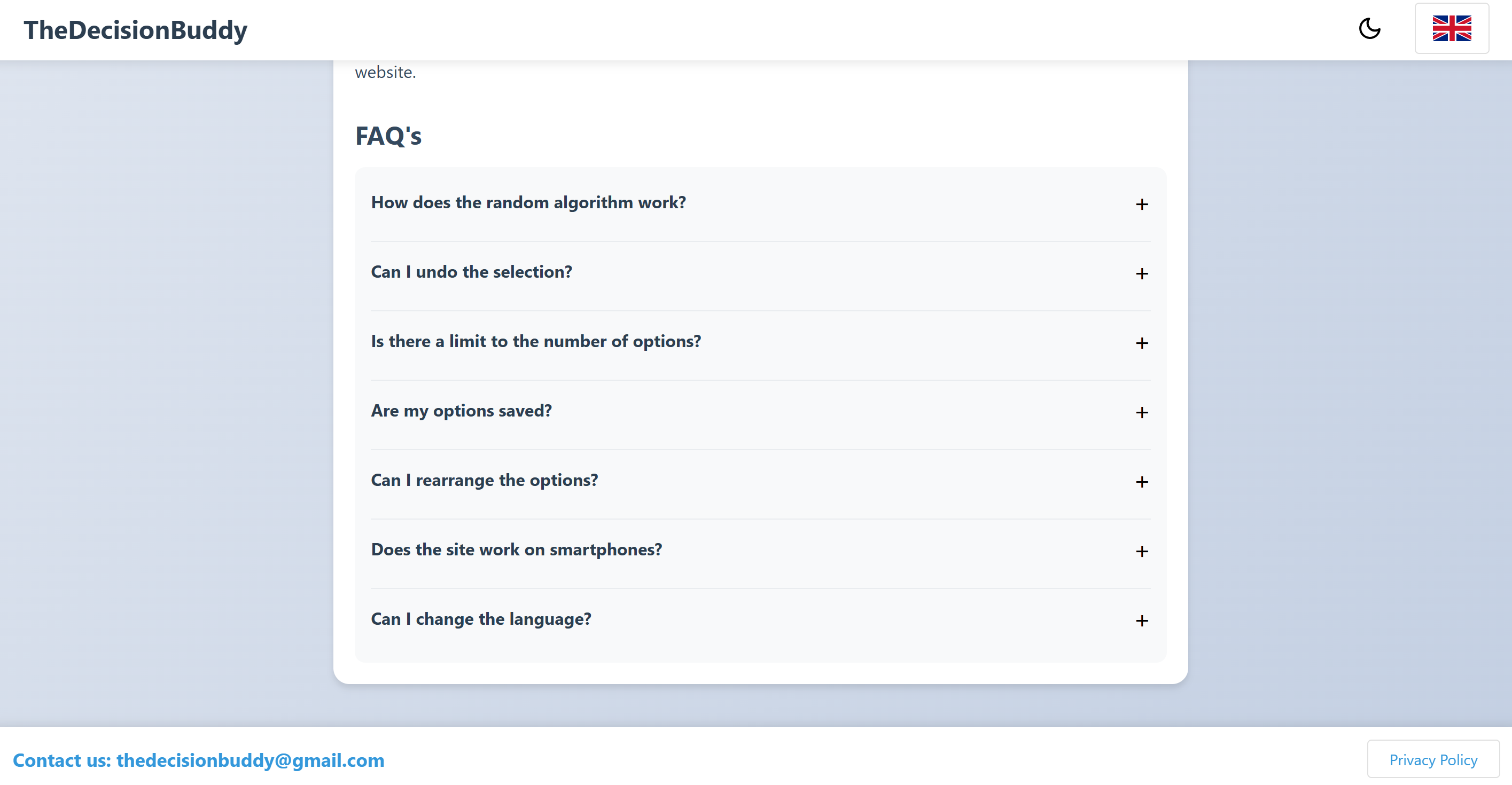 ThedecisionBuddy - Toma de decisión rápida y simple media 4