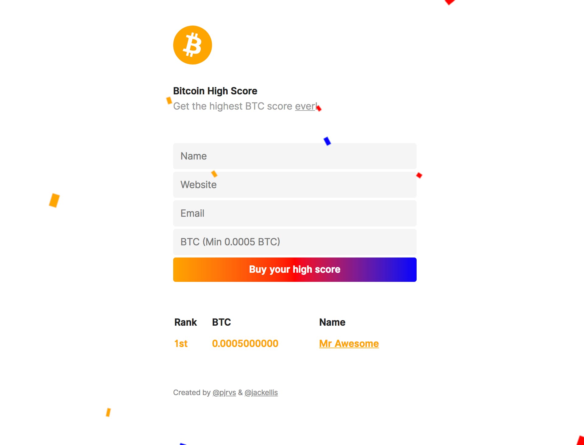 Bitcoin High Score media 2