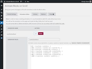 Block Editor Animations gallery image