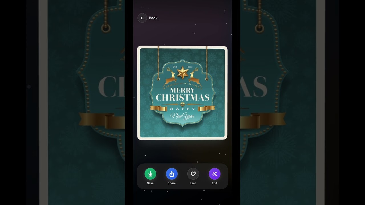 Christmas Premium eCard Greetings Maker gallery image