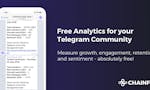 Free Analytics Bot for Telegram image