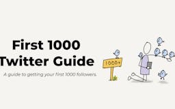 First 1000 Twitter Guide media 1