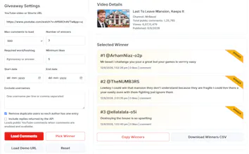 YouTube Comment Picker gallery image
