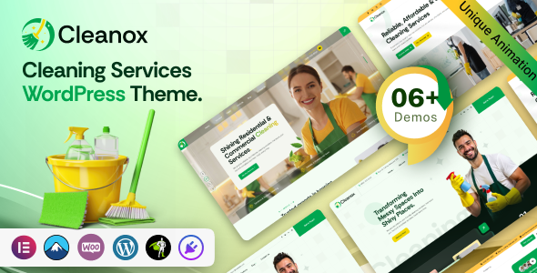 Cleaning Services WordPress Theme gallery image
