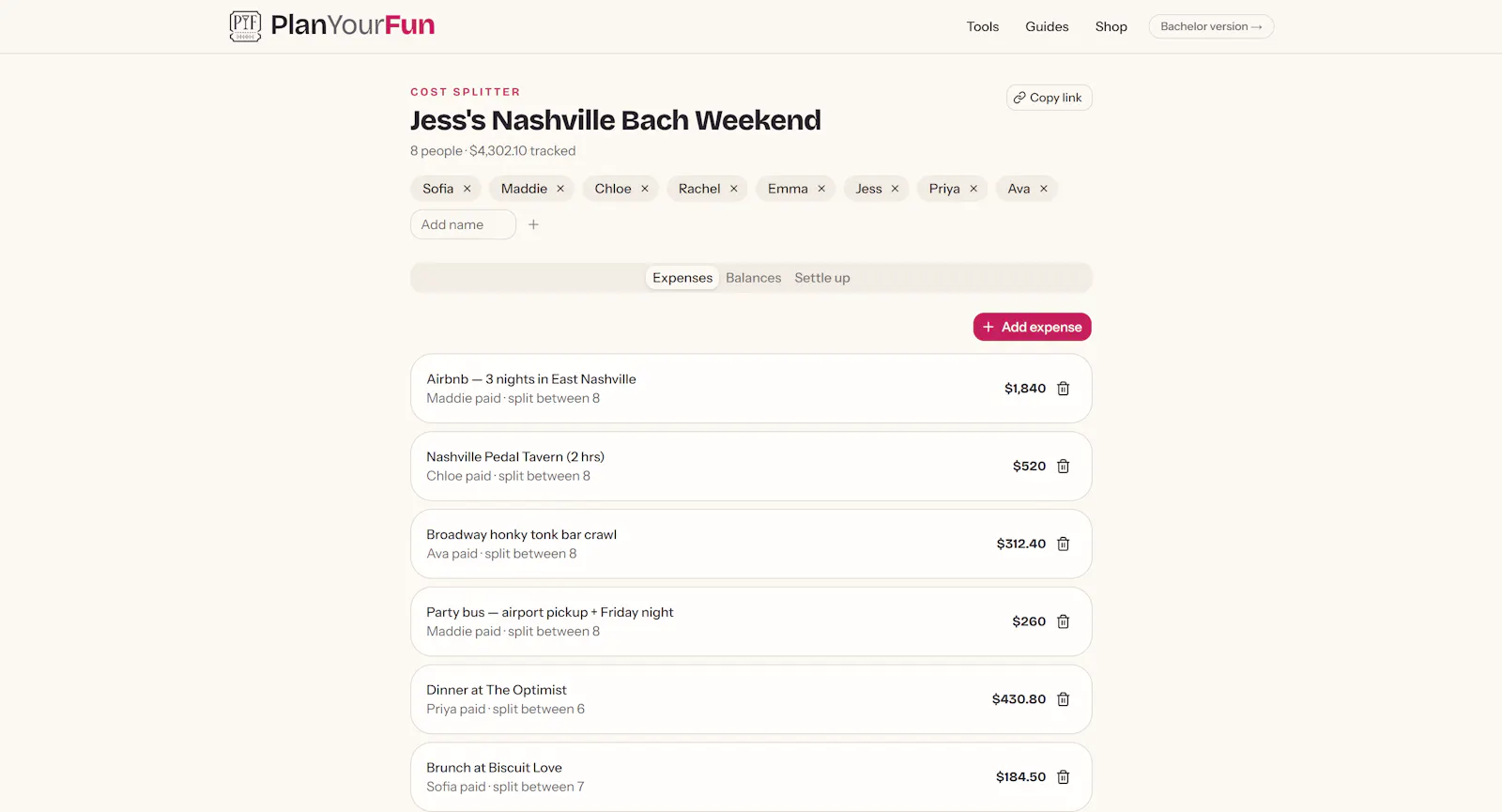 PlanYourFun screenshot 6