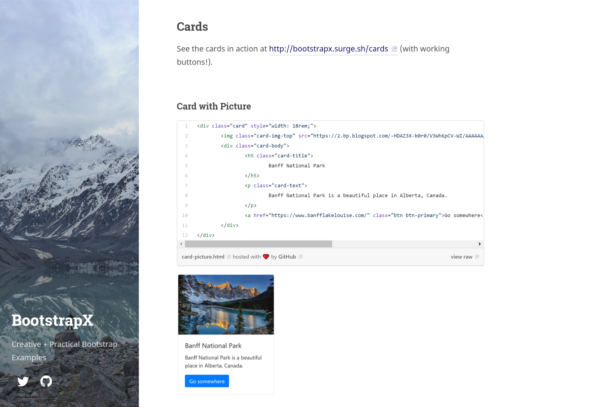 BootstrapX Image