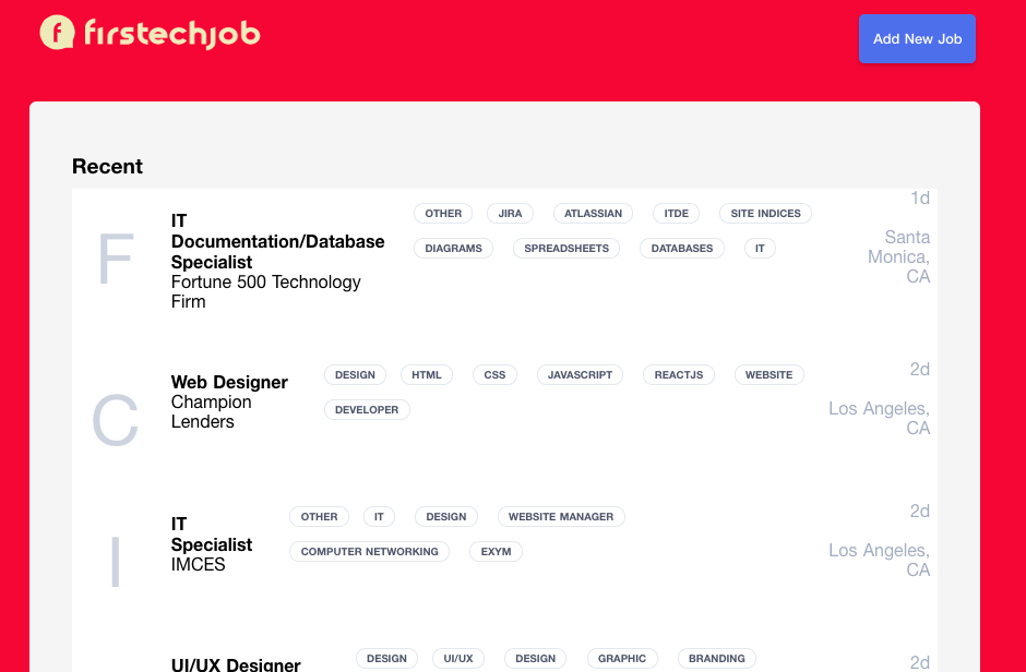 Firstechjob gallery image