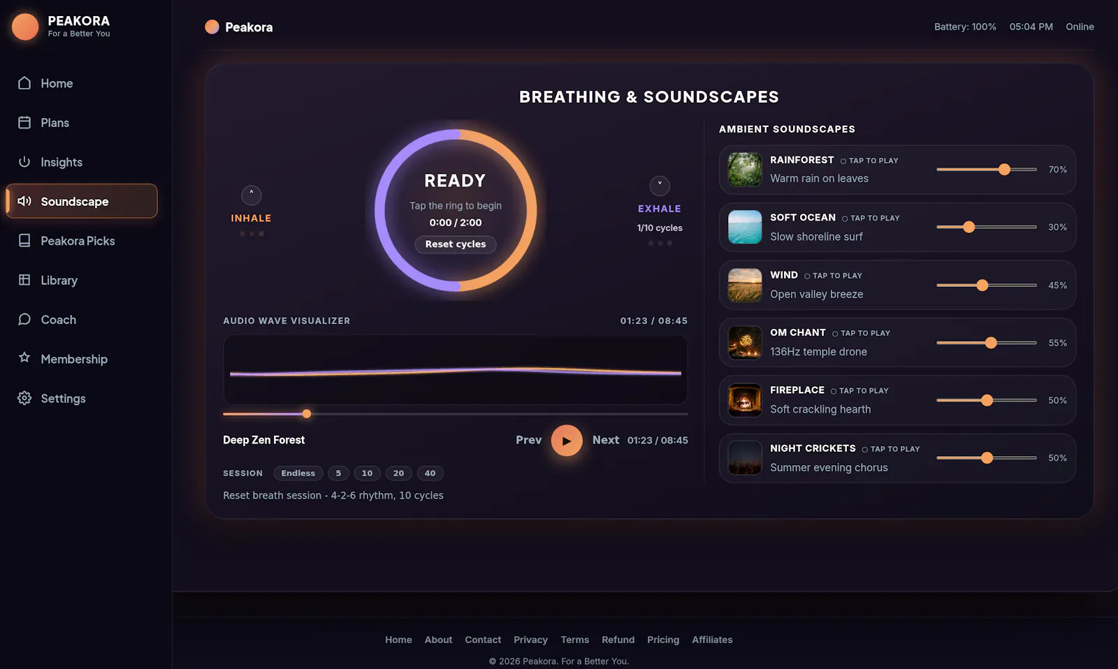 Peakora-Assistant screenshot 3