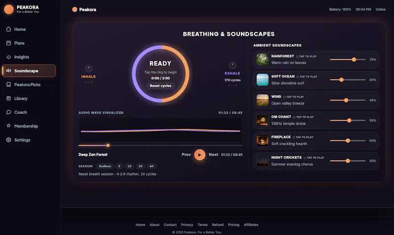 Peakora-Assistant screenshot 3