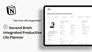 Notion Second Brain Life Planner gallery image
