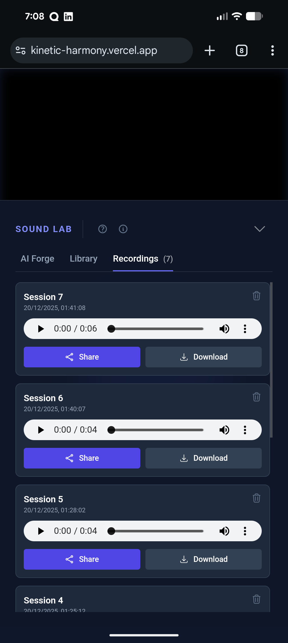 Kinetic Harmony - Screenshot 2 showing product features and functionality