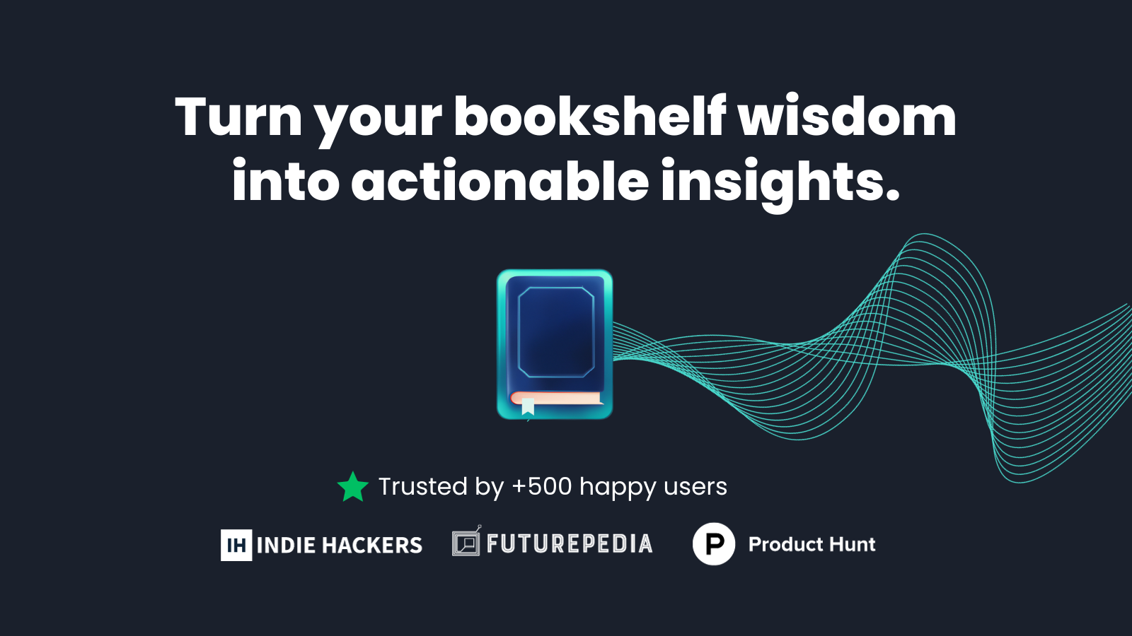 Aibooktools - Convierta su sabiduría de estantería en ideas procesables media 1