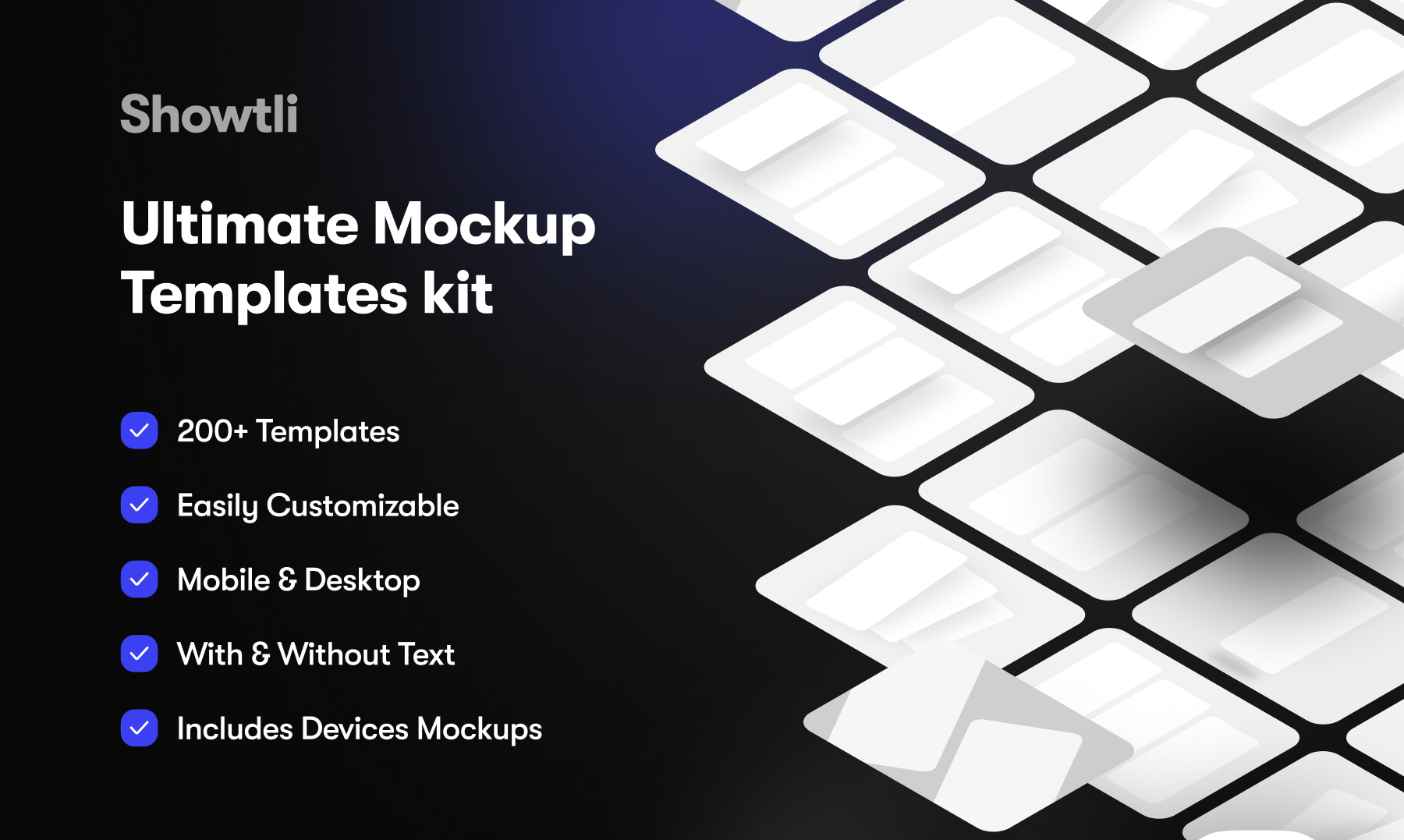 Showtli - Smart Mockup Templates Kit gallery image