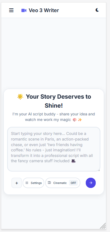 VEO 3 PROMPT GENERATOR gallery image