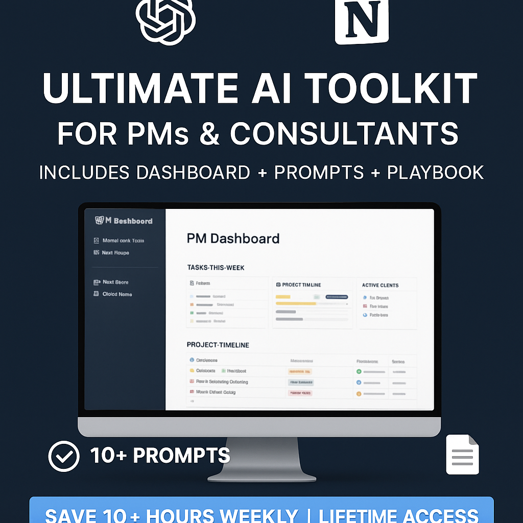 Ultimate AI Toolkit for PMs – Pro Bundle logo