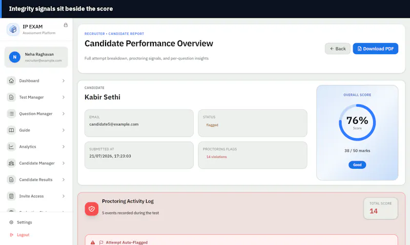 IP EXAM screenshot 6