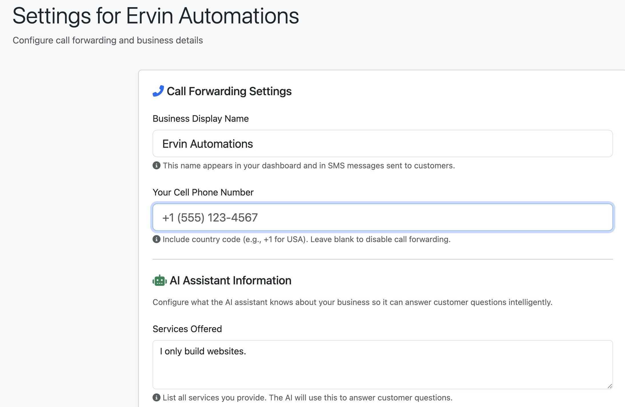 SelfServe AI Assistant - Screenshot 2 preview