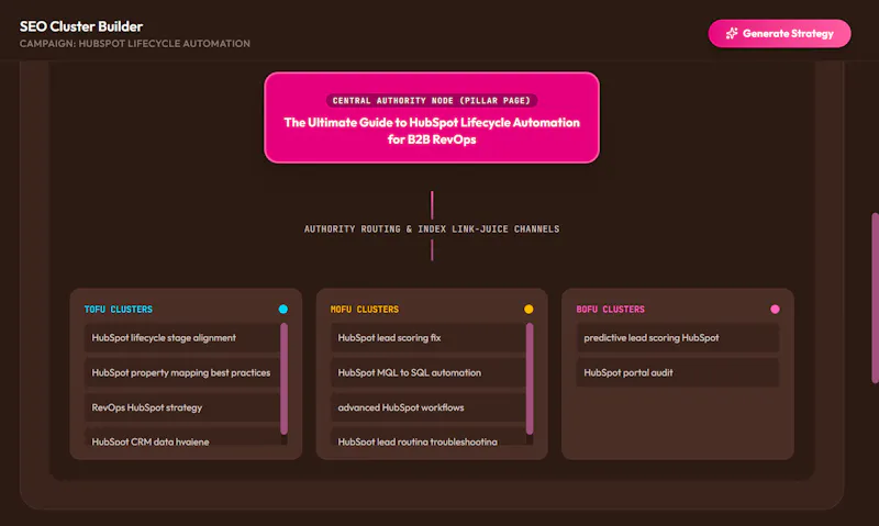 AI SEO Cluster Builder screenshot 1