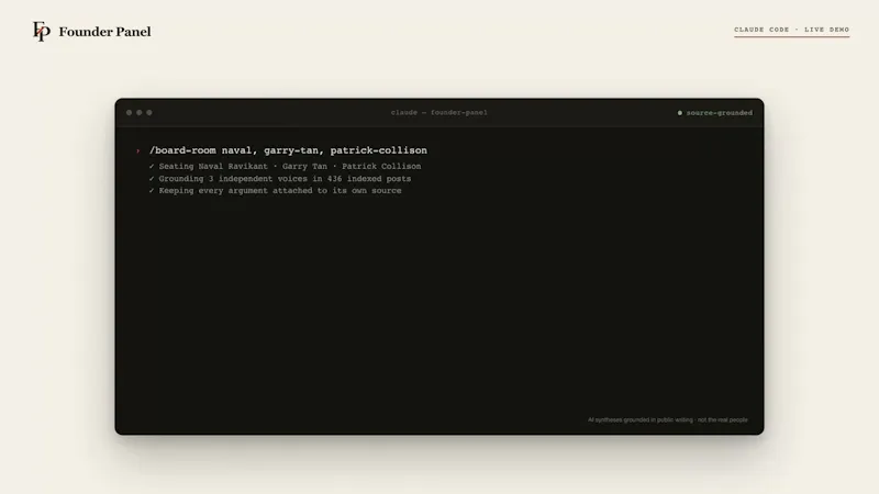 Founder's Panel  screenshot 1 (video preview)