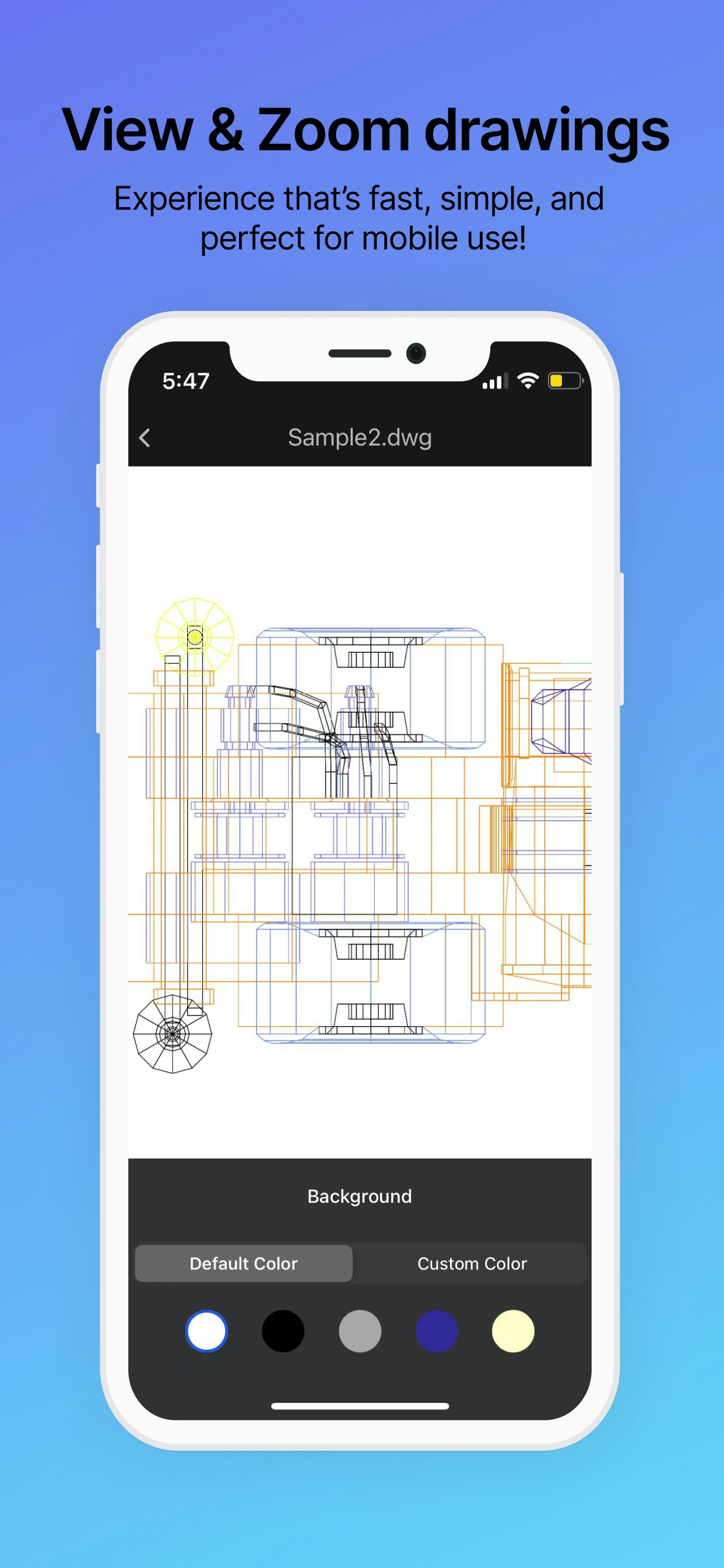 CAD FastView King: DWG Viewer - Screenshot 5 showing product features and functionality