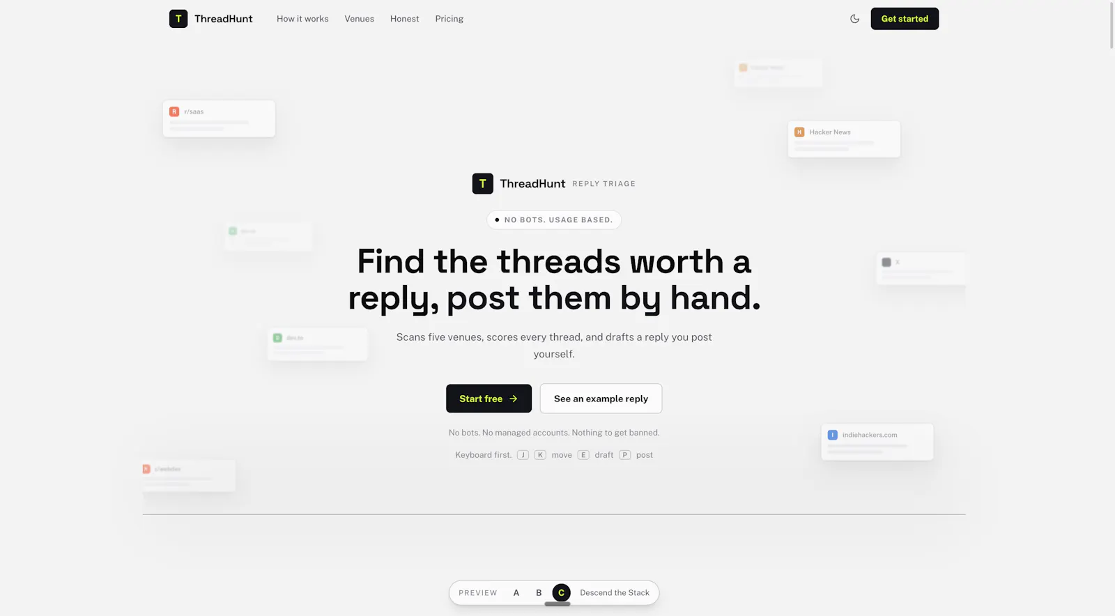ThreadHunt screenshot 2