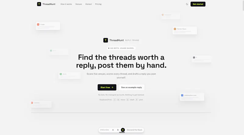 ThreadHunt screenshot 2