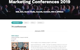 Marketing Conferences 2019 media 1