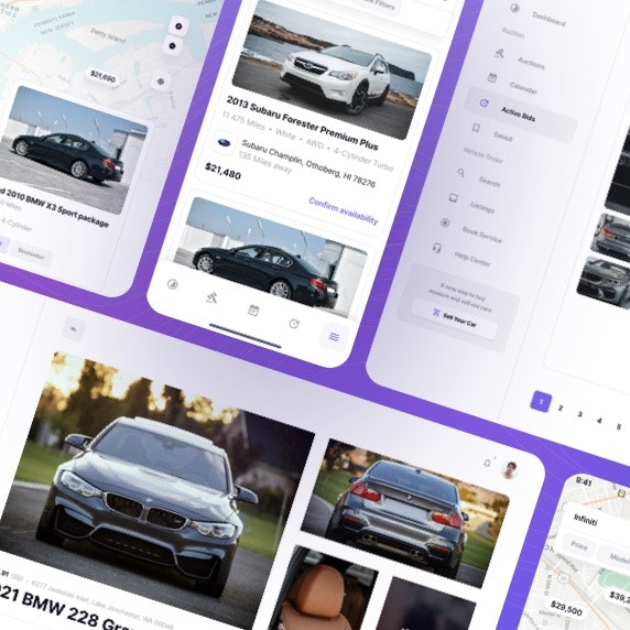 Vehically - UI kit for Car Dealership