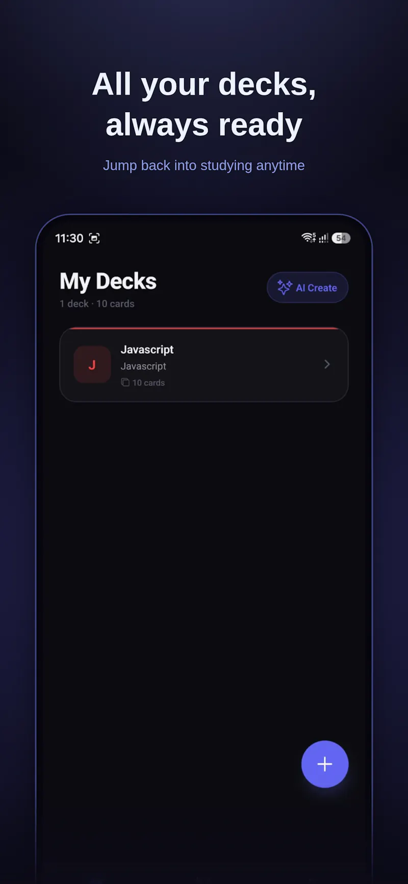 Flashcard AI screenshot 2
