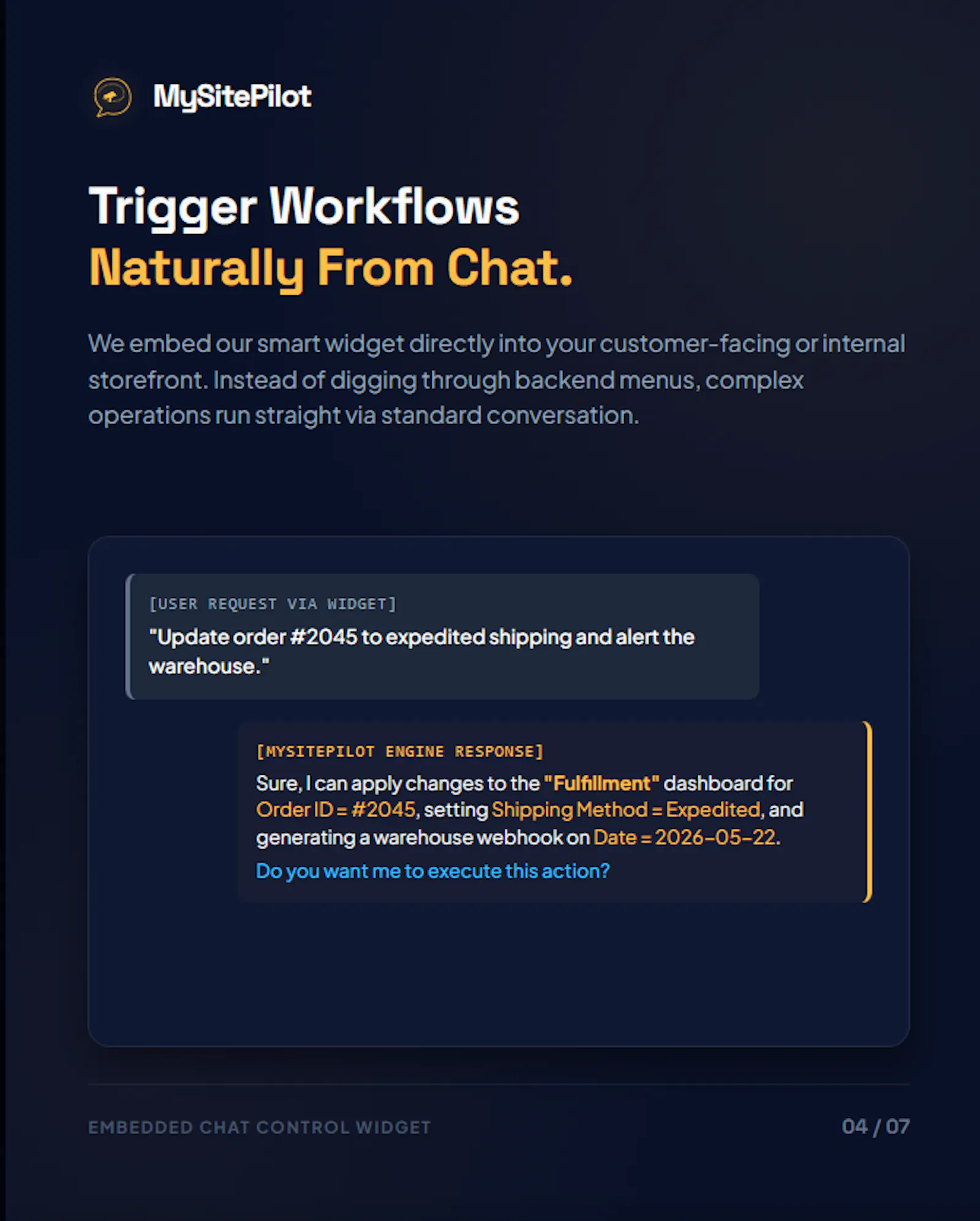 MySitePilot screenshot 3