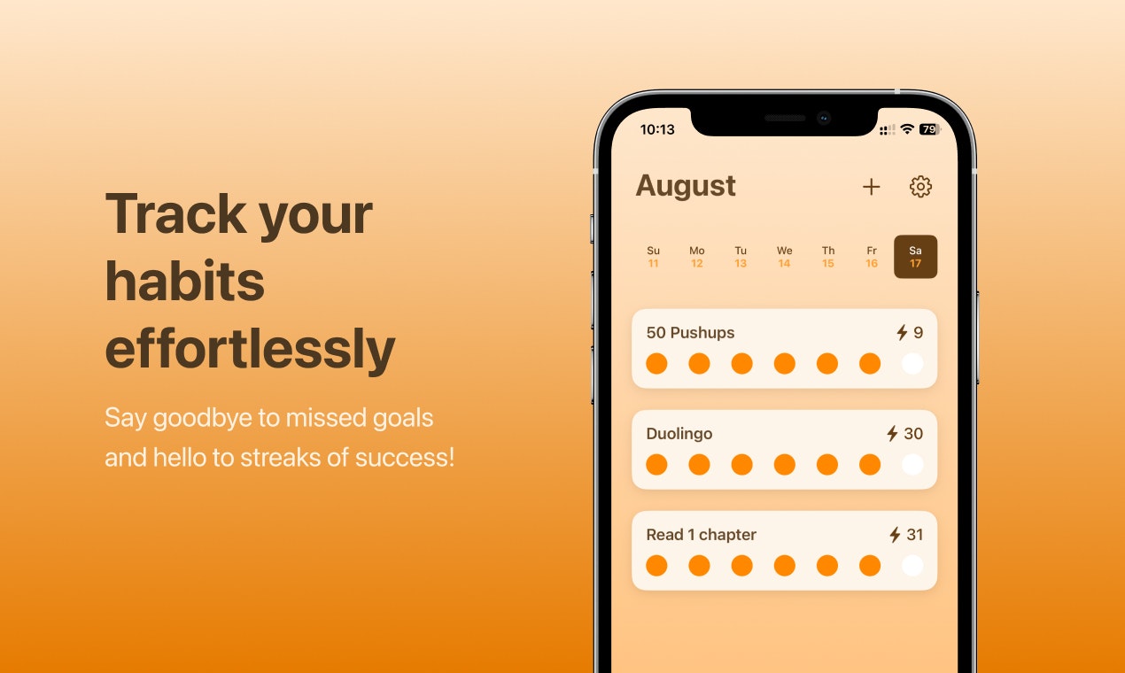 startuptile Kabit-A simple iOS habit tracker