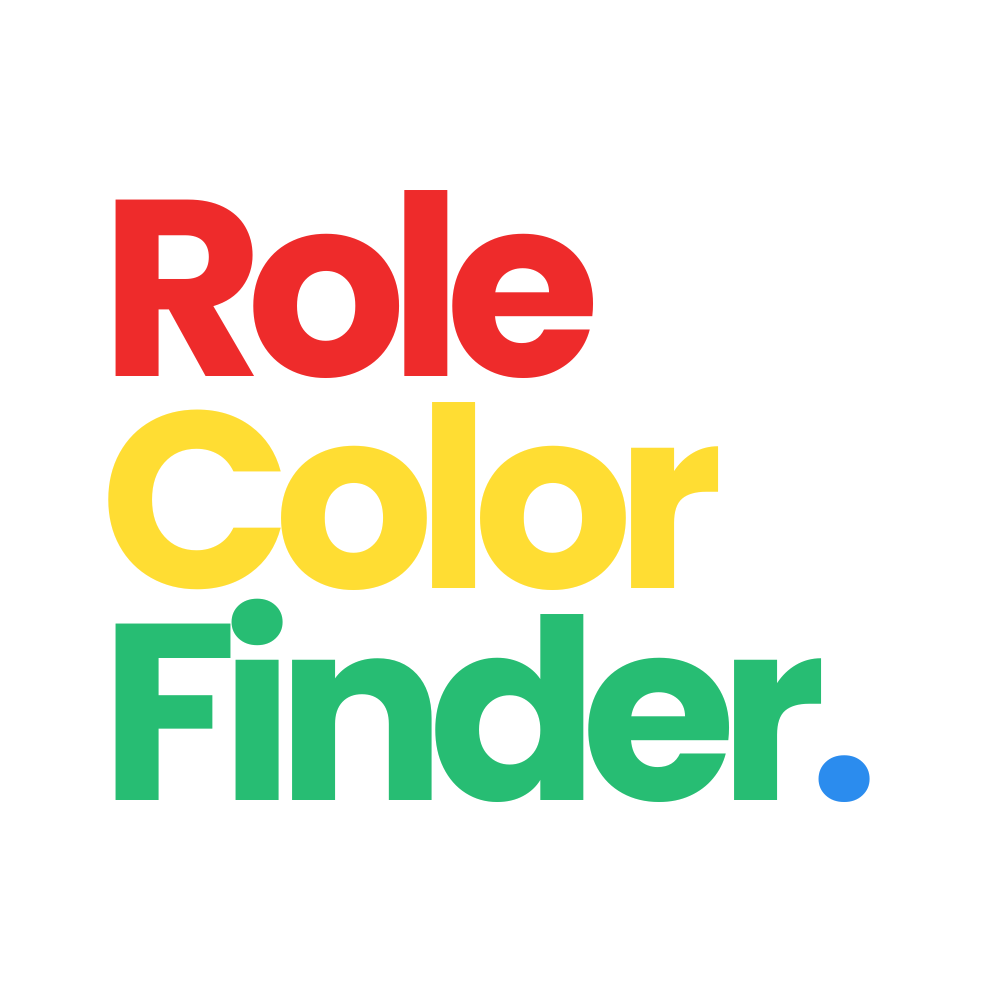 RoleColorFinder - Product Hunt launch logo and brand identity
