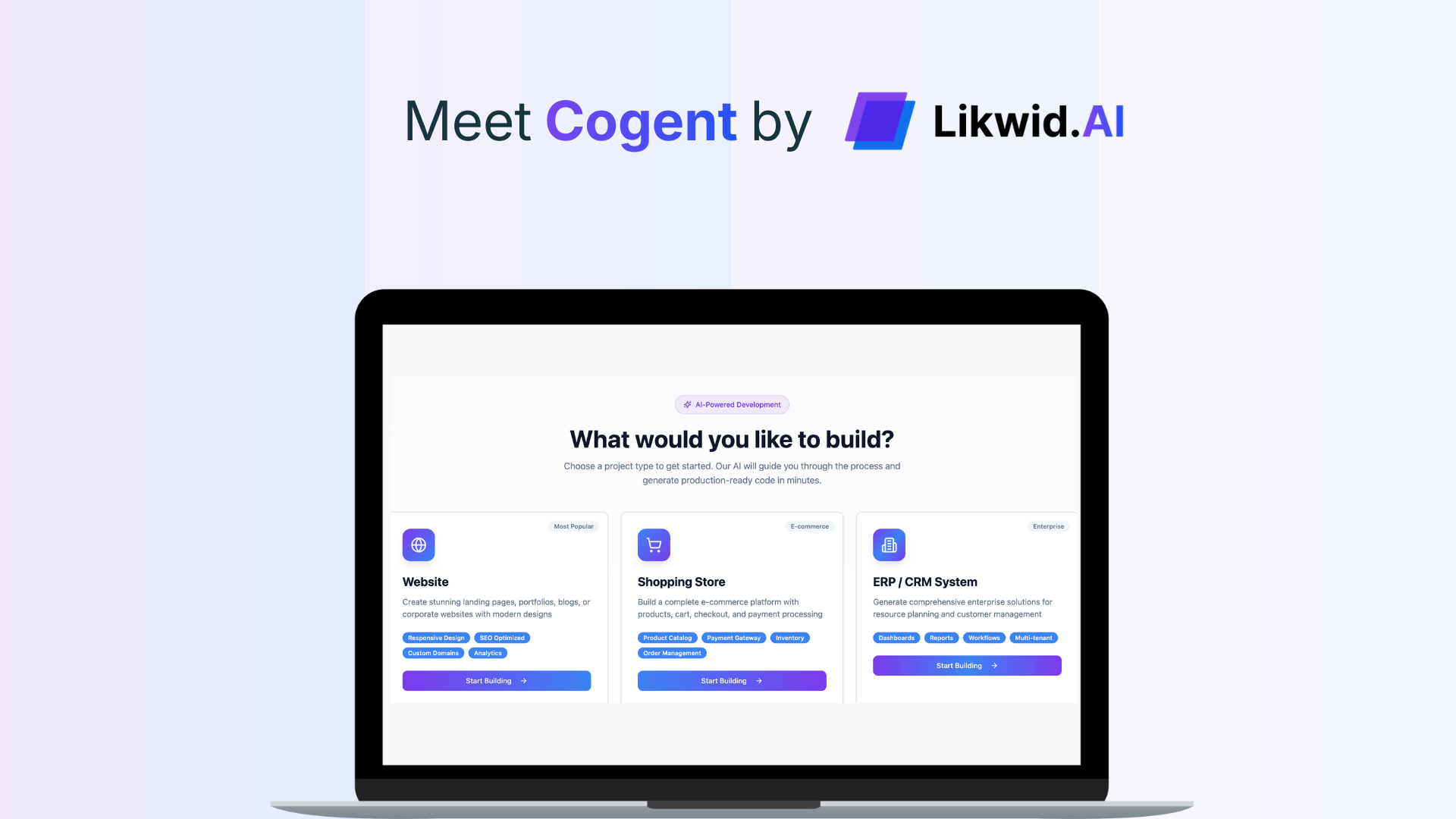 Cogent - Main product screenshot demonstrating key features and user interface