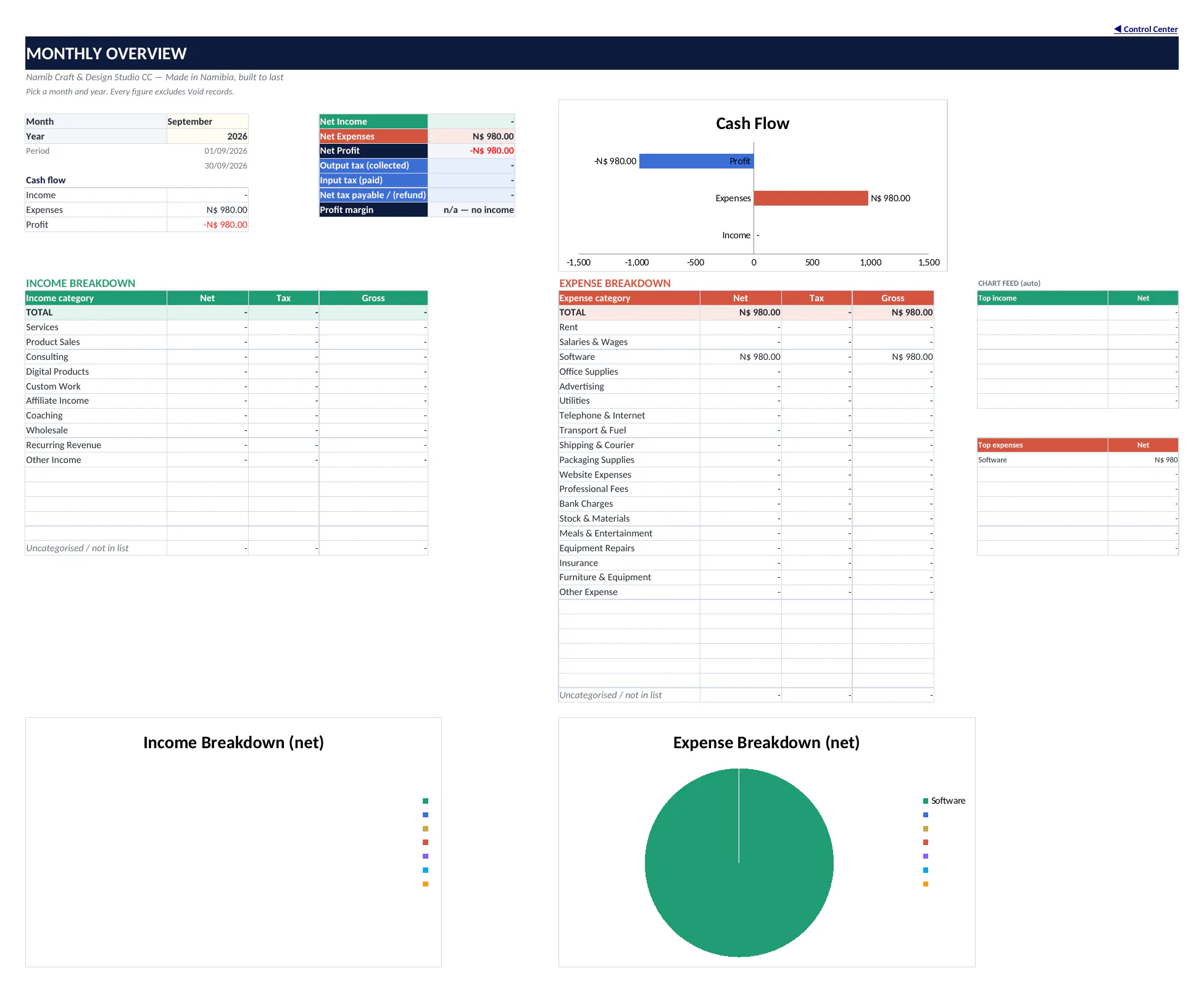 Small Business Bookkeeping System gallery image