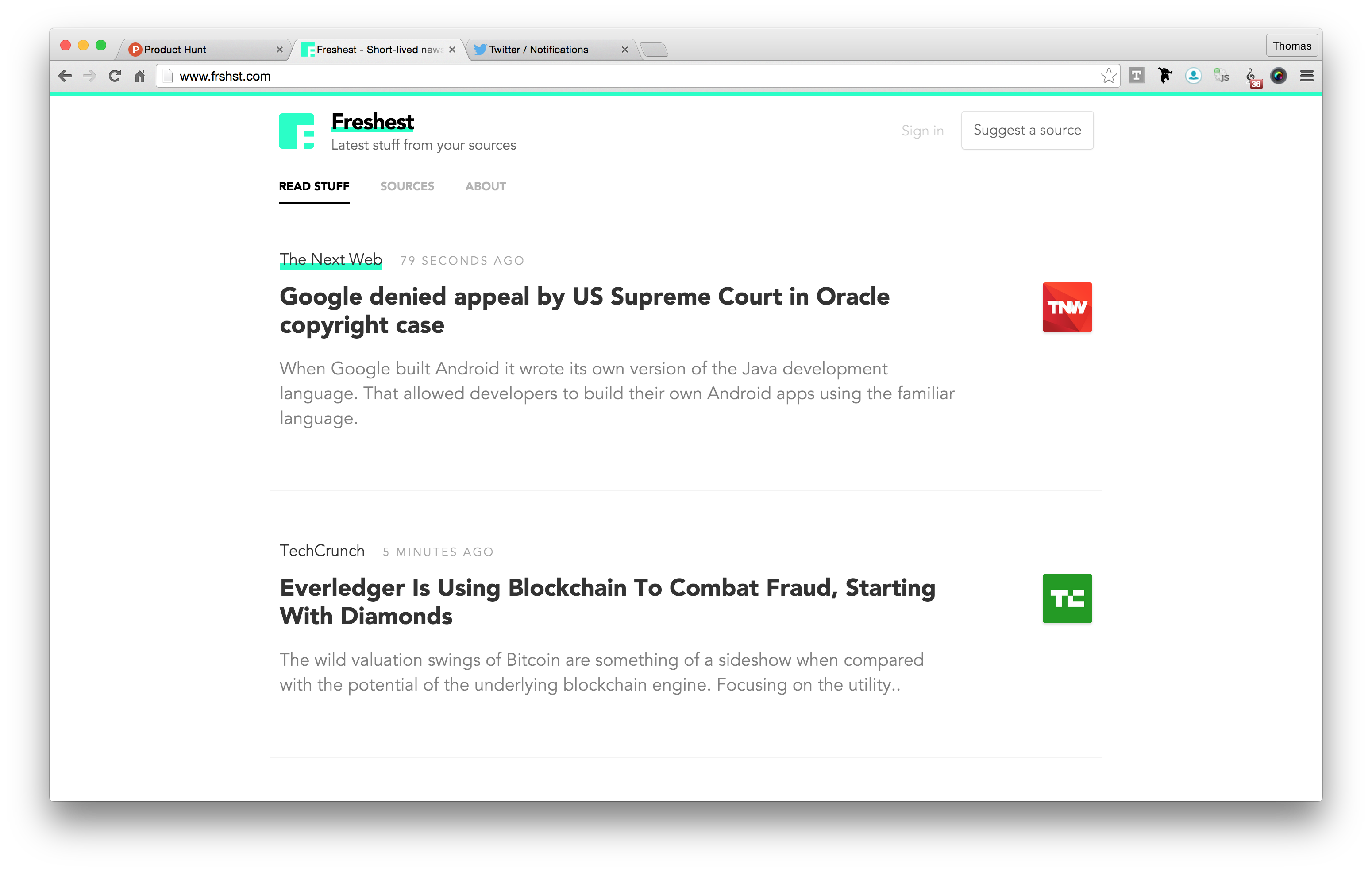 Freshest gallery image