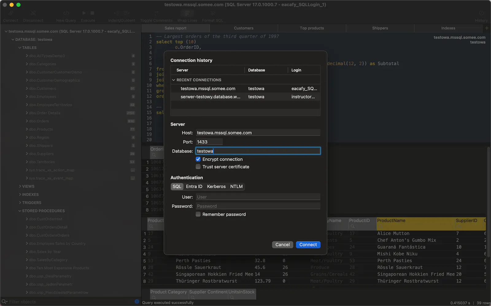 Native SQL Server Manager screenshot 7