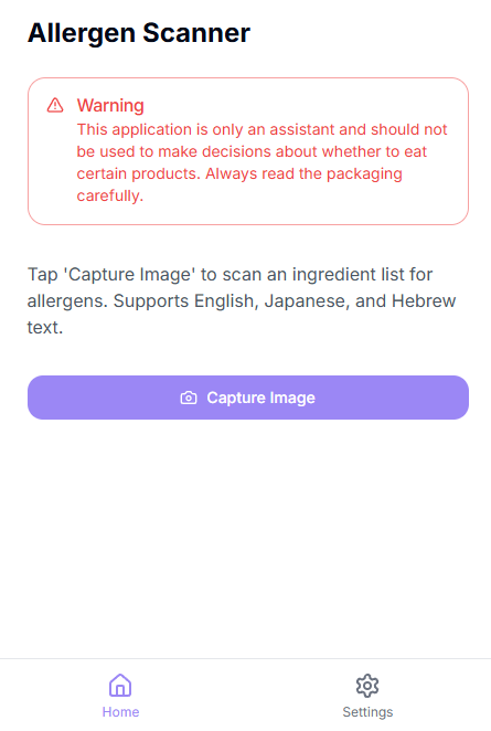Mídia 1 de Scanner de alergia