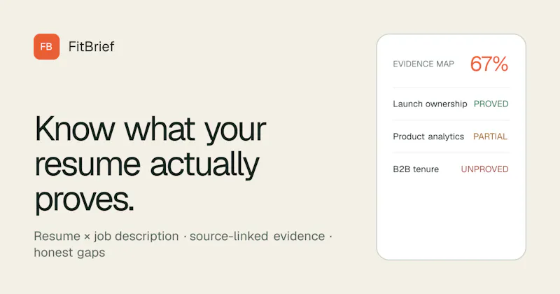 FitBrief screenshot 1