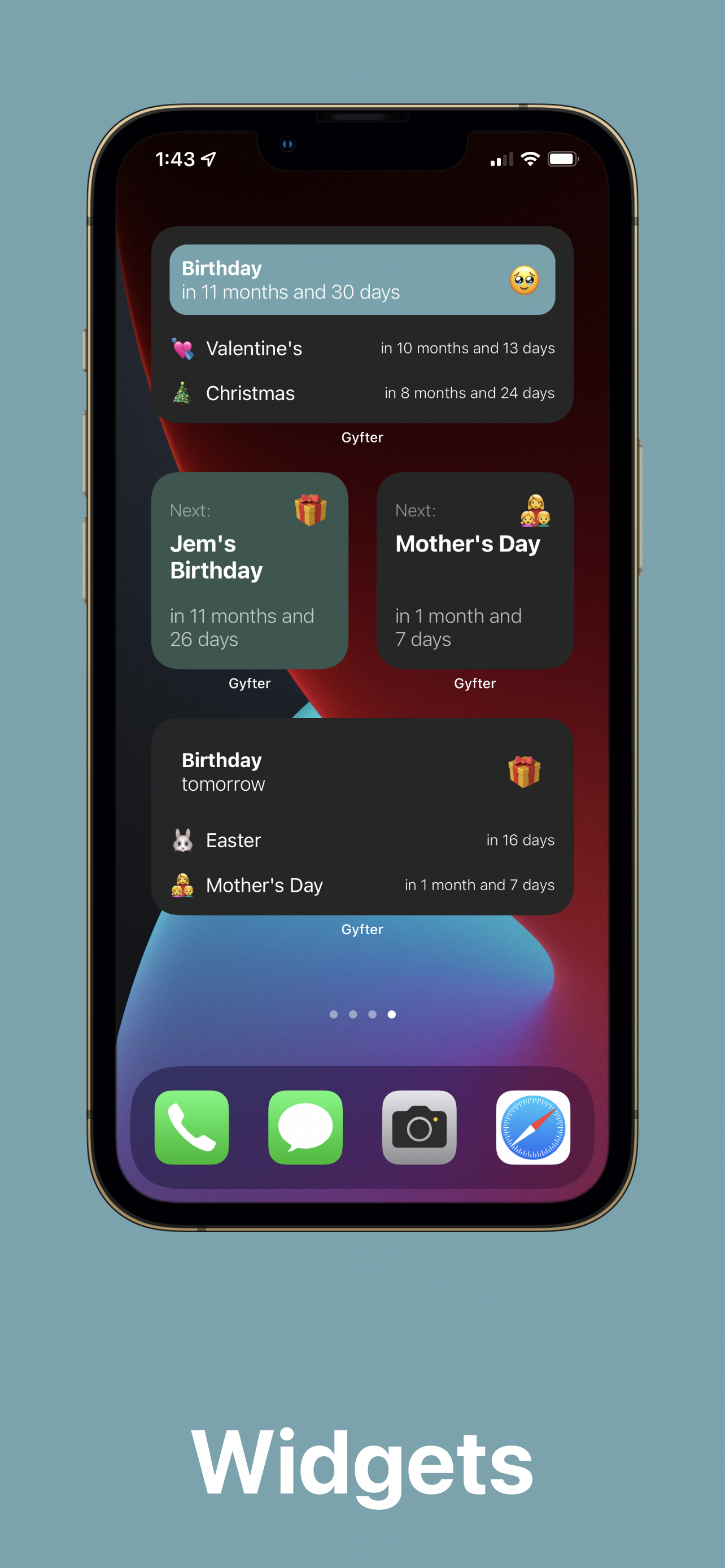Gyfter - Occasion Reminder gallery image