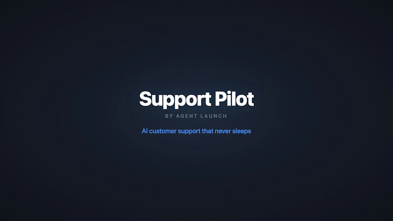 Support Pilot by Agent Launch screenshot 2