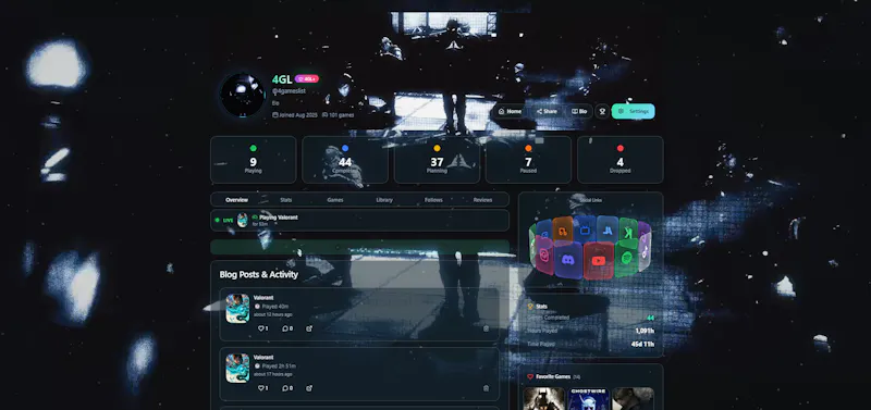 4GamesList screenshot 2