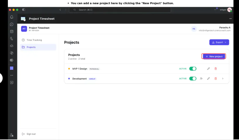 Project Timesheet gallery image