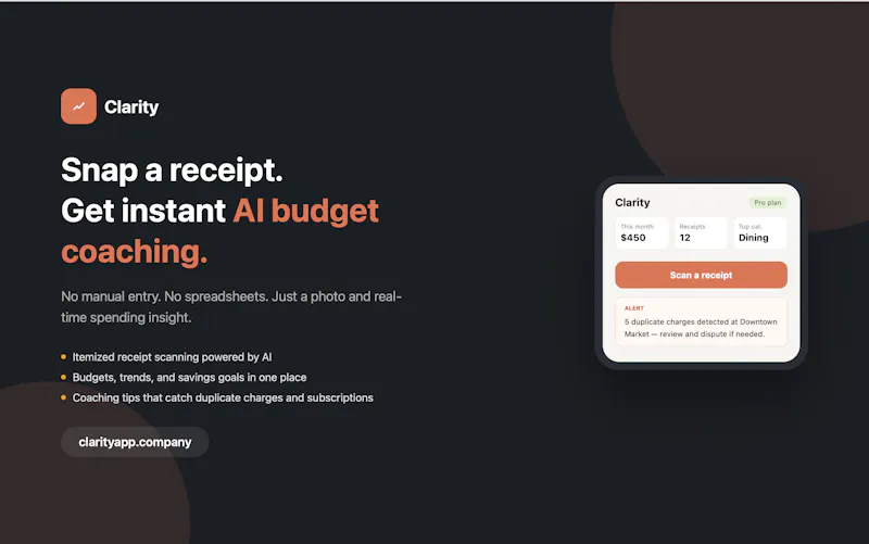 Receipt Scanning App screenshot 1